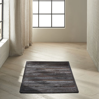 Calvin Klein CK17 Prairie PRA1 Black Area Rug Room Scene Feature