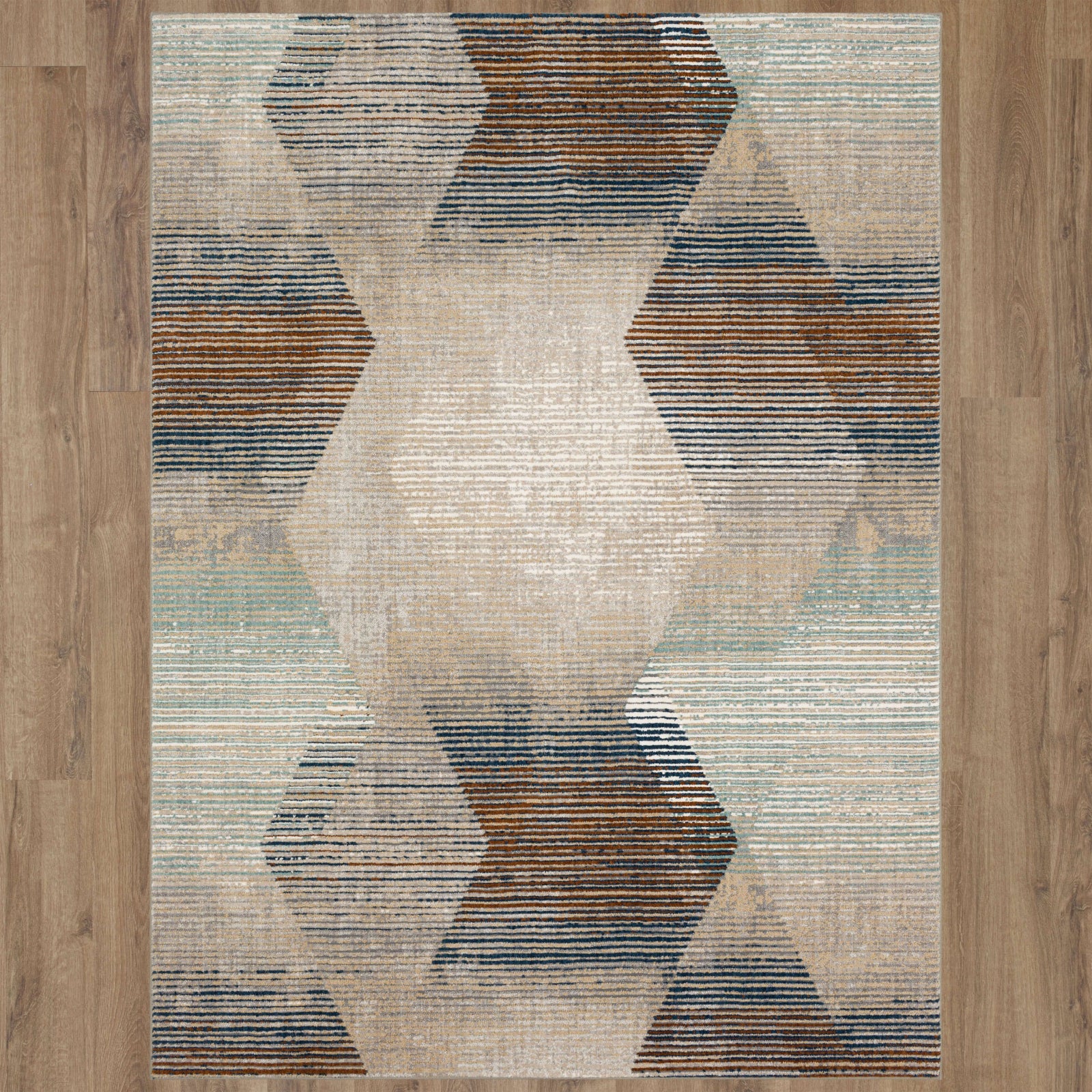 Karastan Epiphany Precarious Stria Frost Grey Area Rug – Incredible ...
