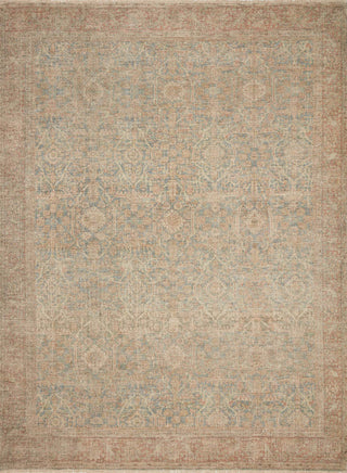 Loloi Priya PRY-06 Denim / Rust Area Rug