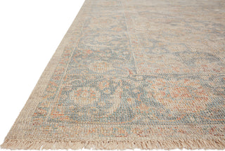 Loloi Priya PRY-08 Bone / Bluestone Area Rug Corner 