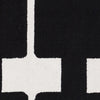 Surya Printemps PRN-1000 Black Area Rug by Paule Marrot Sample Swatch