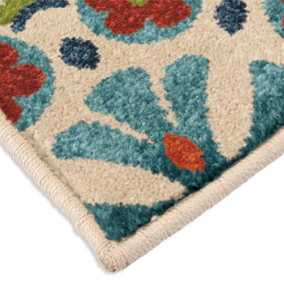 Orian Rugs Promise Salsalito Multi/Beige Area Rug Corner Shot