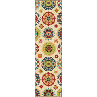 Orian Rugs Promise Salsalito Multi/Beige Area Rug Runner