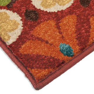 Orian Rugs Promise Salsalito Multi/Red Area Rug Corner Shot