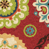 Orian Rugs Promise Salsalito Multi/Red Area Rug Close Up
