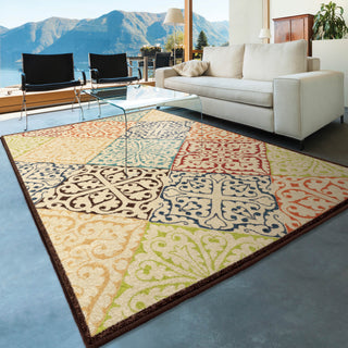 Orian Rugs Promise Walker Multi Area Rug Room Scene