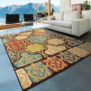 Orian Rugs Promise Yonder Multi Area Rug Room Scene