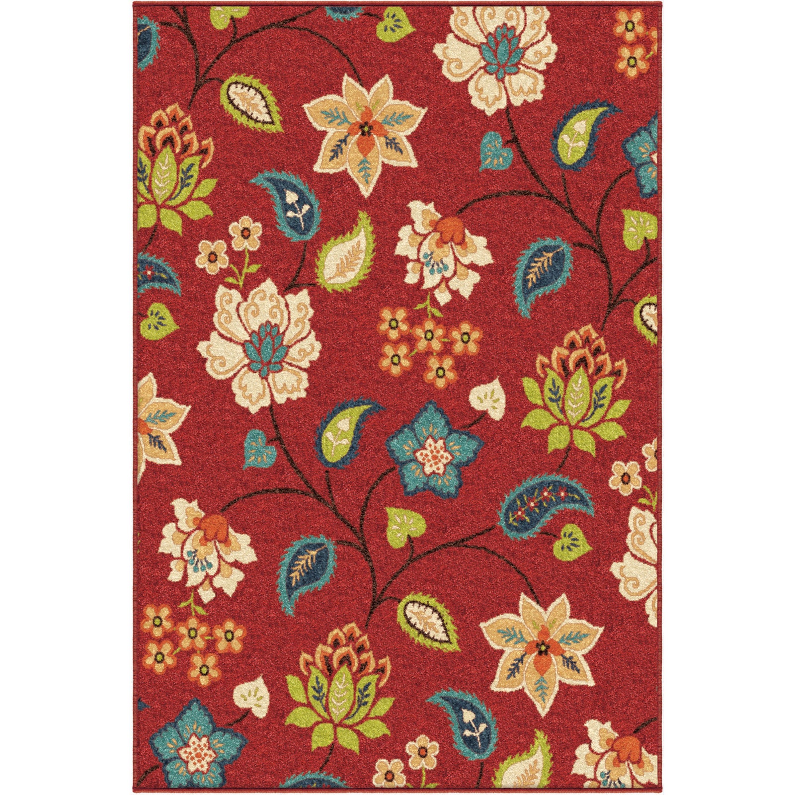 Orian Rugs Promise St Thomas Red Area Rug main image
