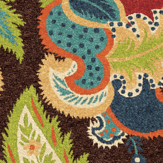 Orian Rugs Promise Basil Brown Area Rug Close Up