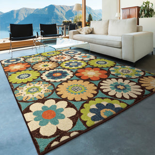 Orian Rugs Promise Tilbury Multi Area Rug Room Scene