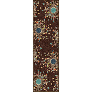 Orian Rugs Promise Revati Brown Area Rug Runner