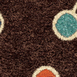 Orian Rugs Promise Revati Brown Area Rug Swatch