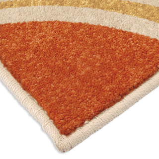 Orian Rugs Promise Color Circles Multi Area Rug Corner Shot