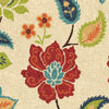 Orian Rugs Promise Garden Chintz Ivory Area Rug Close Up
