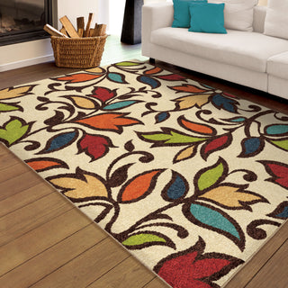 Orian Rugs Promise DiCarna Ivory Area Rug Room Scene Feature