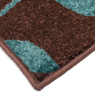 Orian Rugs Promise Dazzling Brown Area Rug Corner Shot