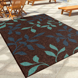 Orian Rugs Promise Dazzling Brown Area Rug Room Scene