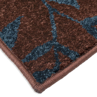 Orian Rugs Promise Voyager Brown Area Rug Corner Shot