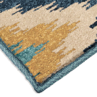 Orian Rugs Promise Roaring Waves Multi Area Rug Corner Shot