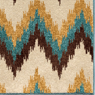 Orian Rugs Promise Roaring Waves Multi Area Rug Close Up