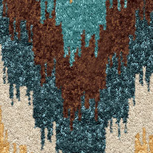 Orian Rugs Promise Roaring Waves Multi Area Rug Swatch