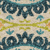 Orian Rugs Promise Twirling Medallions Multi Area Rug Swatch