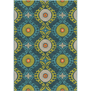 Orian Rugs Promise Floating Floral Blue Area Rug main image