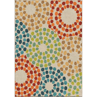 Orian Rugs Promise Polka Circles Multi Area Rug main image