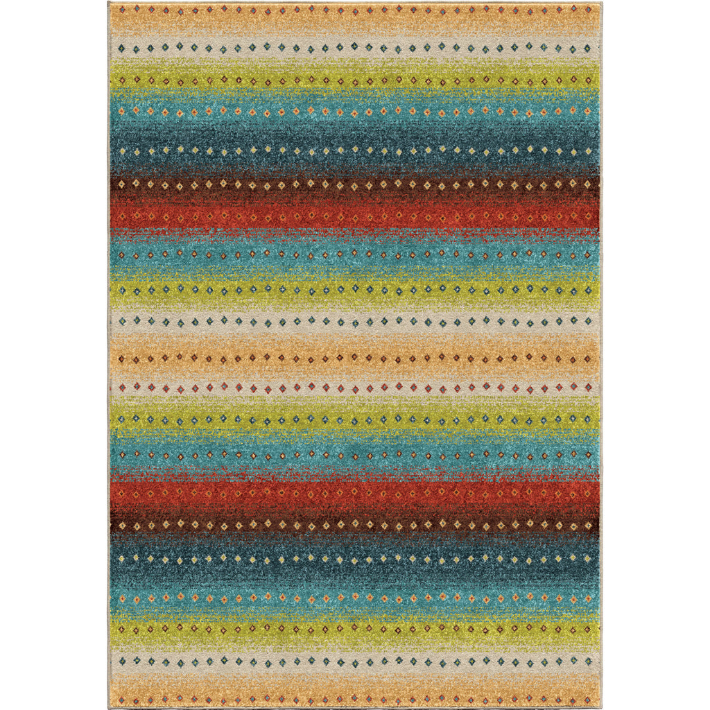 Orian Rugs Promise Sable Stripes Multi Area Rug main image