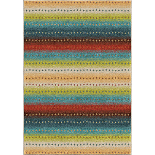 Orian Rugs Promise Sable Stripes Multi Area Rug main image