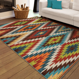 Orian Rugs Promise Prescott Multi Area Rug Room Scene Feature