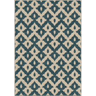 Orian Rugs Promise Family Crest Blue Area Rug main image