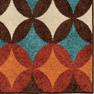 Orian Rugs Promise Strawberry Fields Multi Area Rug Close Up