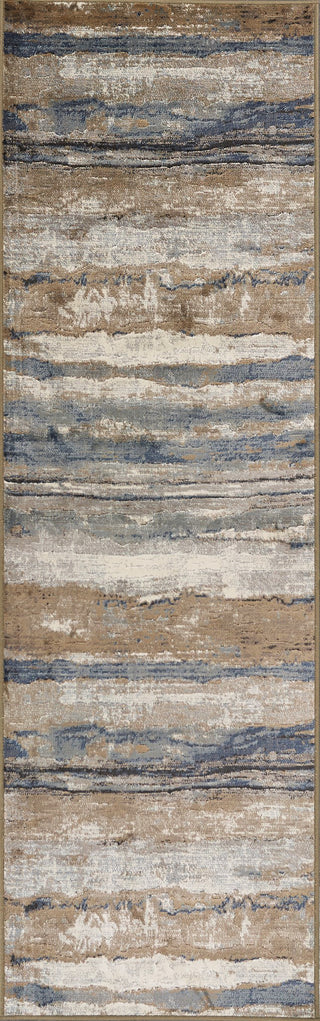 KAS Provence 8603 Ivory/Blue Landscape Area Rug Secondary Image