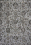 KAS Provence 8605 Silver Allover Kashan Machine Woven Area Rug