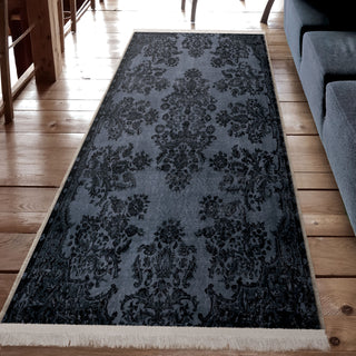 Orian Rugs Providence Gatehouse Charcoal Area Rug Lifestyle Image