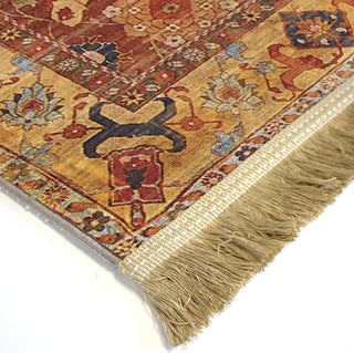 Orian Rugs Providence Makayla Rust Area Rug Corner Image