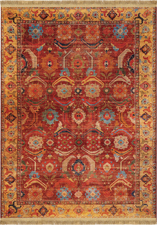 Orian Rugs Providence Makayla Rust Area Rug Main Image
