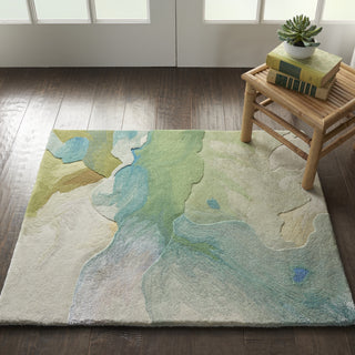 Prismatic PRS16 Seafoam Area Rug by Nourison