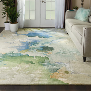 Prismatic PRS16 Seafoam Area Rug by Nourison