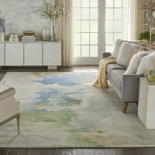 Prismatic PRS16 Seafoam Area Rug by Nourison