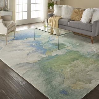 Prismatic PRS16 Seafoam Area Rug by Nourison