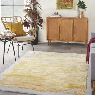 Nourison Prismatic PRS19 Grey/Gold Area Rug