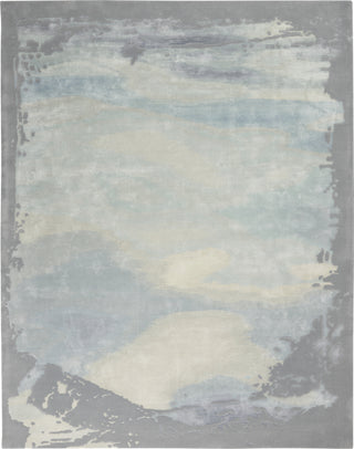 Nourison Prismatic PRS19 Seafoam/Silver Area Rug