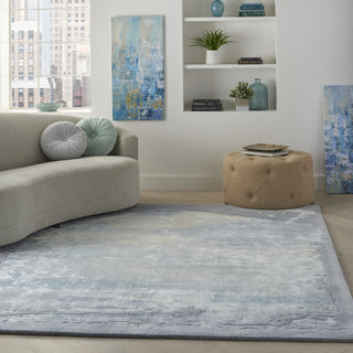 Nourison Prismatic PRS19 Seafoam/Silver Area Rug