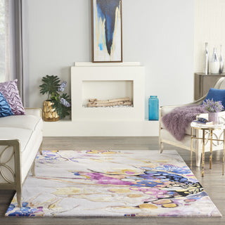 Nourison Prismatic PRS20 Grey Lilac Multi Area Rug