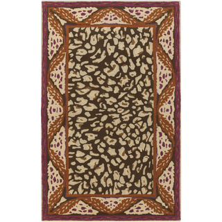 Surya Paris PRS-2012 Eggplant Area Rug by Florence de Dampierre 5' x 8'