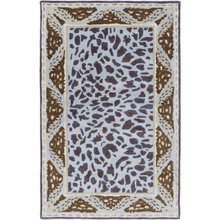 Surya Paris PRS-2014 Navy Area Rug by Florence de Dampierre 5' x 8'