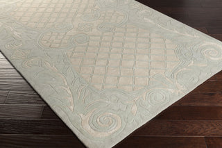 Surya Paris PRS-2016 Olive Hand Tufted Area Rug by Florence de Dampierre 5x8 Corner