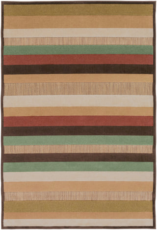 Surya Portera PRT-1003 Rust Area Rug 4'7'' x 6'7''